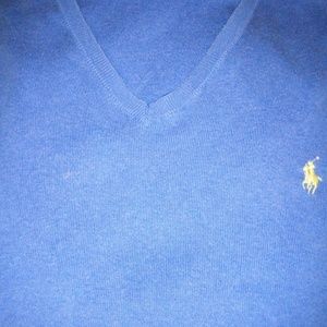 Polo by Ralph Lauren Pima Cotton V-Neck Sweater